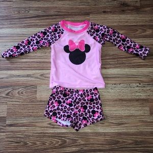 Minnie Mouse Baby Bathing Suit / Rash guard 12m